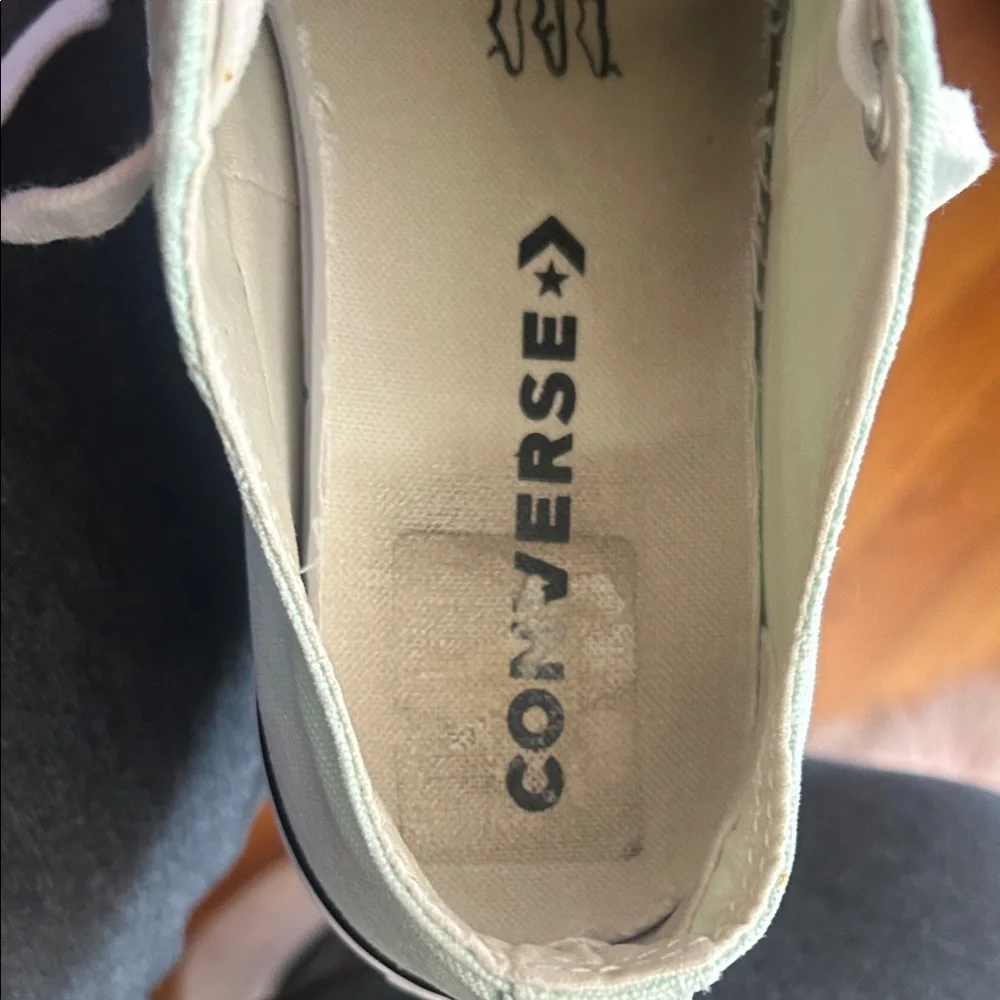 Light Teal Converse Platforms size 8 - Picture 10 of 10
